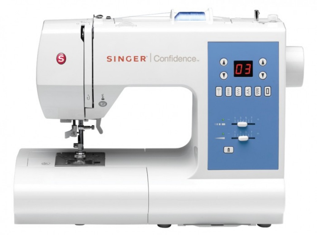 Компьютеризированная швейная машина SINGER 7465 Confidence (50 строчек, 2  вида петель, 5 видов лапок)